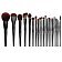 Jessup Makeup Lover Makeup Brush Collection Zestaw pędzli do makijażu 21szt. Phantom Black