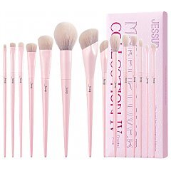 Jessup Crystal Pink Makeup Brushes 1/1