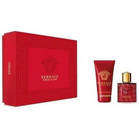 versace eros flame woda perfumowana 50 ml   zestaw