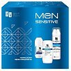 AA Men Sensitive Zestaw balsam po goleniu 100ml + pianka do golenia 250ml + antyperspirant w kulce 50ml