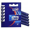 Gillette Blue II Jednorazowe maszynki do golenia dla mężczyzn 5szt