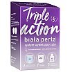 Biała Perła Triple Action Zestaw wybielająca pasta do zębów 30ml + wybielający żel 50ml + płyn do płukania 100ml + nakładki do formowania x3