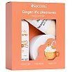 Nacomi Ginger-ific Pleasure Zestaw żel pod prysznic 300ml + masło do ciała 100ml + rękawica do kąpieli