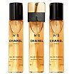 CHANEL No5 Twist and Spray Woda perfumowana 3 x 20ml - wkład