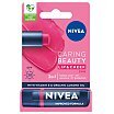 Nivea Caring Beauty Pielęgnująca pomadka do ust 3w1 4,8g Pink