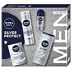 Nivea Men Silver Protect Collection Zestaw pianka do golenia 200ml + balsam po goleniu 100ml + antyperspirant 50ml + żel pod prysznic 250ml