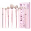 Jessup Crystal Pink Makeup Brushes Zestaw pędzli do makijażu T495 14szt.