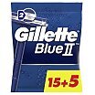 Gillette Blue II Jednorazowe maszynki do golenia 20szt.