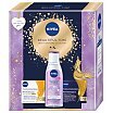 Nivea Beautiful Time Zestaw kojący płyn micelarny 200ml + krem na dzień 55+ 50ml + krem na noc 55+ 50ml