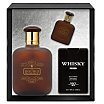 Evaflor Whisky Double Zestaw upominkowy EDT 100ml + EDT 10ml + EDT 10ml