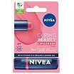 Nivea Caring Beauty Pielęgnująca pomadka do ust 3w1 4,8g Rose