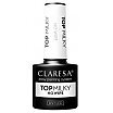 Claresa Top MIlky No Wipe Top utwardzający do lakieru hybrydowego bez przemywania 5g