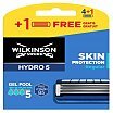 Wilkinson Hydro 5 Skin Protection Regular Zapasowe ostrza do maszynki do golenia dla mężczyzn 5szt