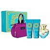 Versace Dylan Turquoise Pour Femme Zestaw upominkowy EDT spray 100ml + żel pod prysznic 100ml + żel do ciała 100ml + torba kosmetyczna