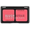 Catrice Blush Affair Cream & Powder Palette paleta róży do policzków 6g 010 Stunning Strawberry