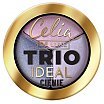 CELIA De Luxe Trio Ideal Potrójne cienie do powiek 4g 301