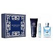 Versace Pour Homme Zestaw upominkowy EDT spray 100ml + żel pod prysznic 150ml + EDT spray 10ml