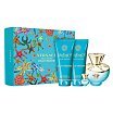 Versace Dylan Turquoise Pour Femme Zestaw upominkowy EDT 100ml + EDT 5ml + żel pod prysznic 100ml + balsam 100ml